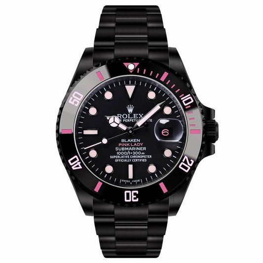 Rolex Submariner Blanken pink lady