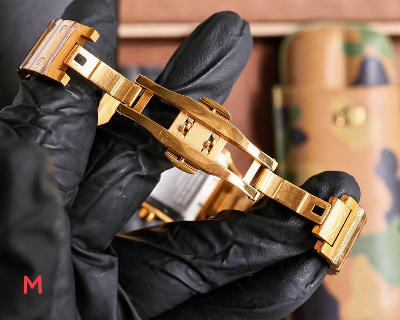 Reloj cartier santos oro 33 mm