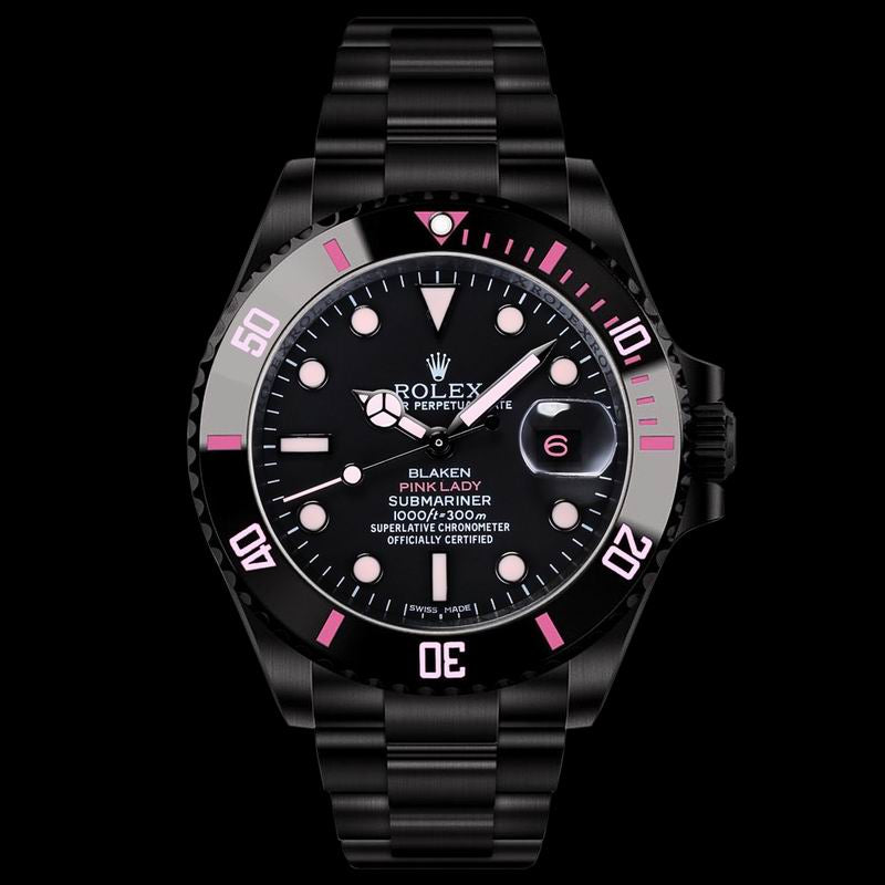 Rolex Submariner Blanken pink lady