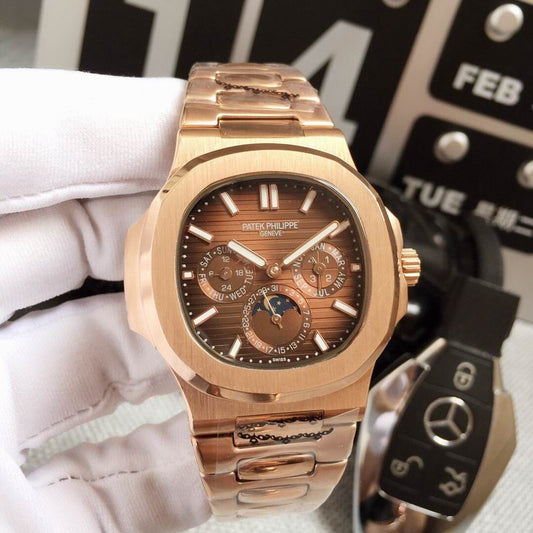 Patek Philippe rose gold fase lunar