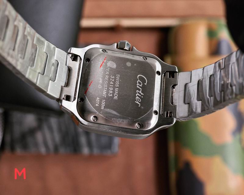 Reloj cartier santos acero y oro